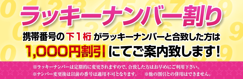 ラッキーナンバー割り