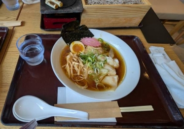 今日は、ランチでラーメン、食べました！