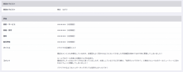 口コミ