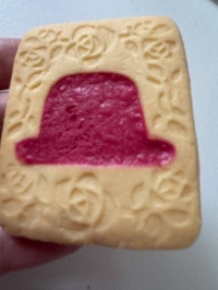 赤い帽子のクッキー