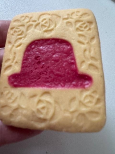 赤い帽子のクッキー